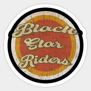 circle vintage Black Star Riders Sticker